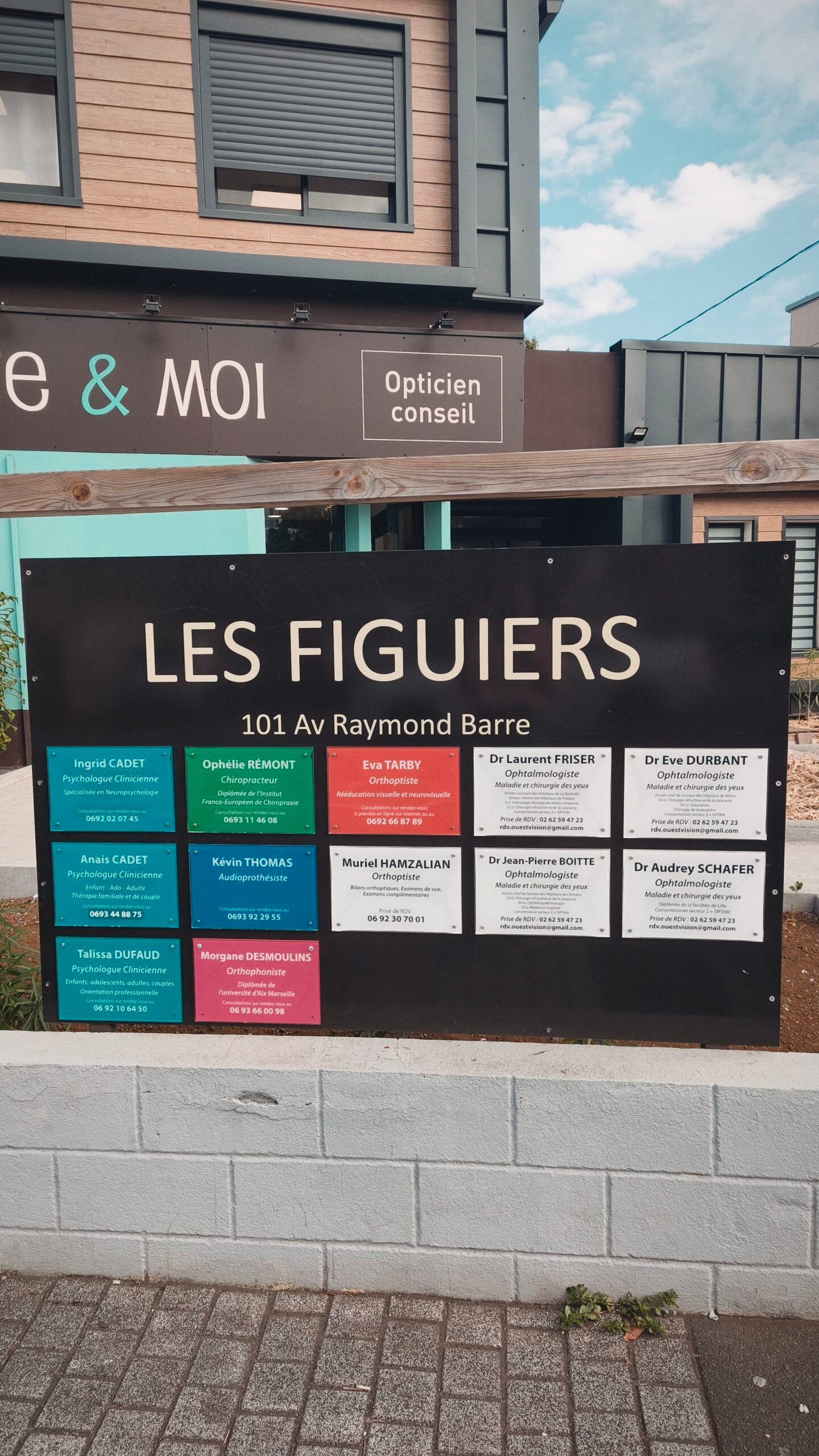 infos pratiques chiropracteur Ophélie Rémont au cabinet Les Figuiers à L'Étang-Salé - La Réunion