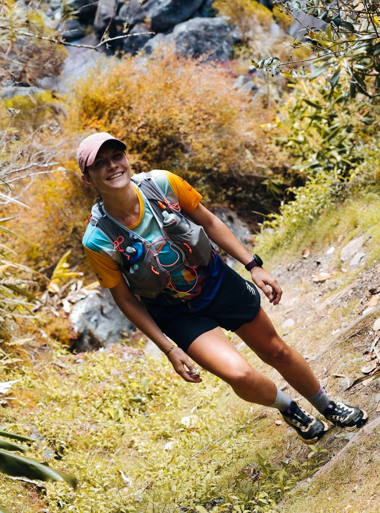 Ophélie Rémont, chiropracteur passionnée de trail et d'escalade à la Réunion