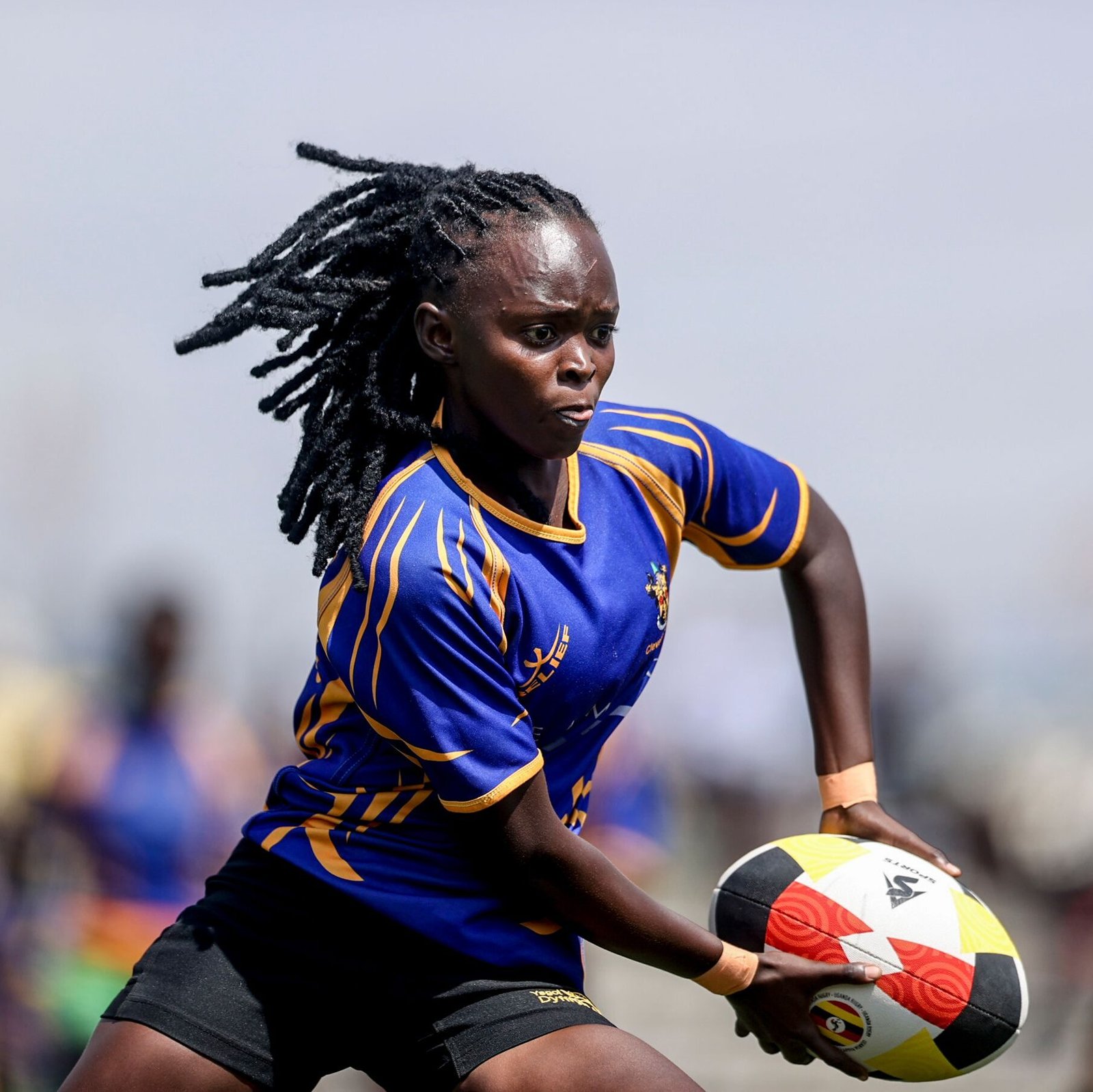 Rugbywoman en match